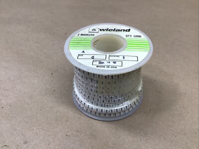 Wieland Size 4 Z Type Letter I Slip On Wire Marker 1000 #127G24