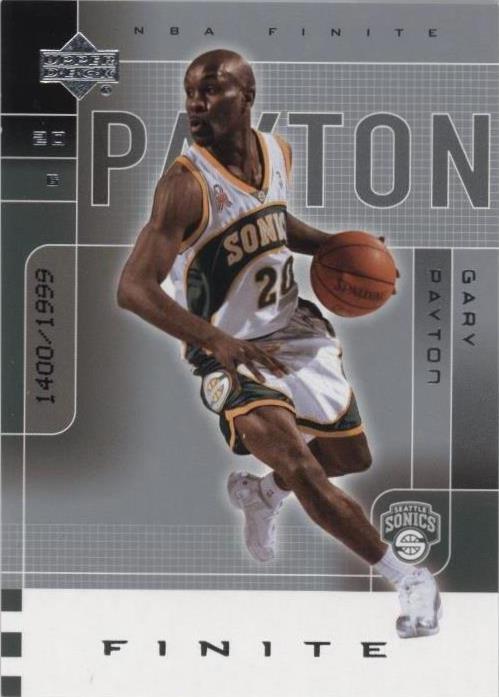 2002-03 Upper Deck Finite - Gary Payton #88 - 1 of 2