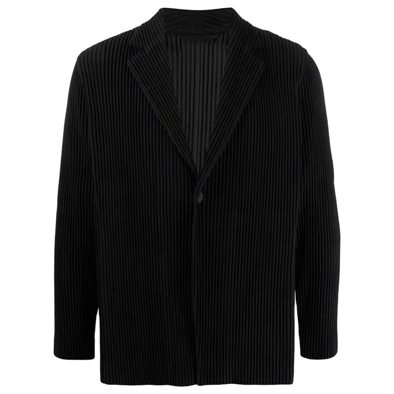 Chaqueta plisada negra HOMME ISSEY MIYAKE talla 1.2.3.4 Foto 4 de 4