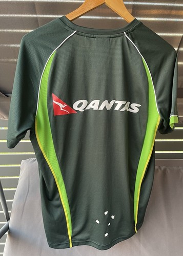 Official Cricket Australia Men’s Size Small ASICS Quantas Training Top - Picture 10 of 12