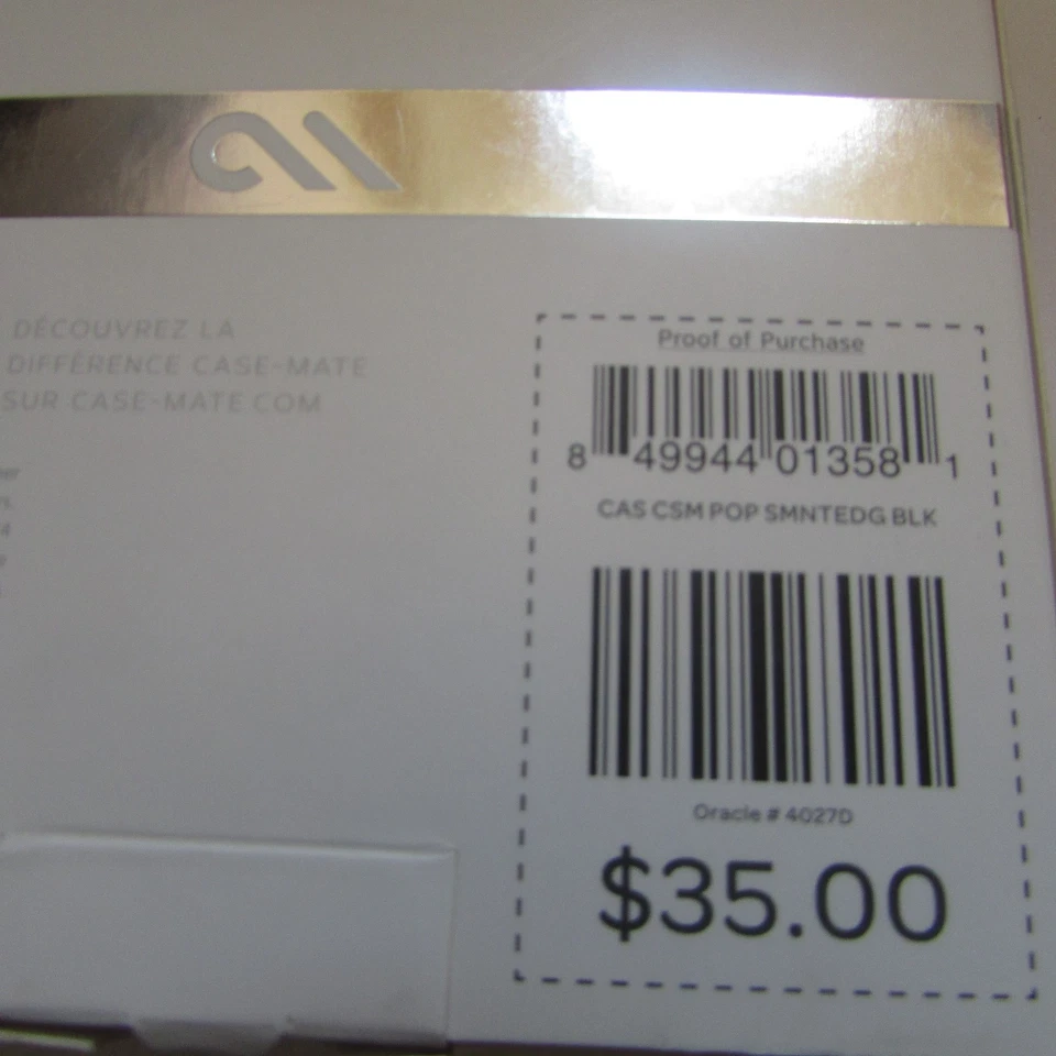 CaseMate POP! Capa com suporte Samsung Galaxy Note Edge preta + tela ZAGG grátis - Imagem 4 de 4