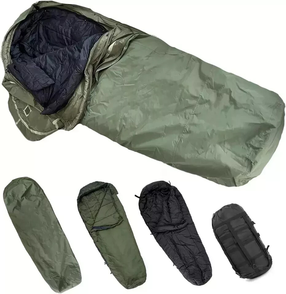 Us Modular Sleeping System 4-Piece Military Sleep Bag Bivy Olivedrab