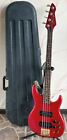 Vintage 1986 Peavey Dyna Bass Electric Guitar - Red
