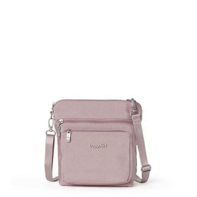 Baggallini Women's Modern Pocket Crossbody Blush Shimmer