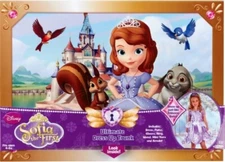 Disney Sofia the First Purse Gloves Wand Amulet Tiara Ultimate Dress-Up Trunk