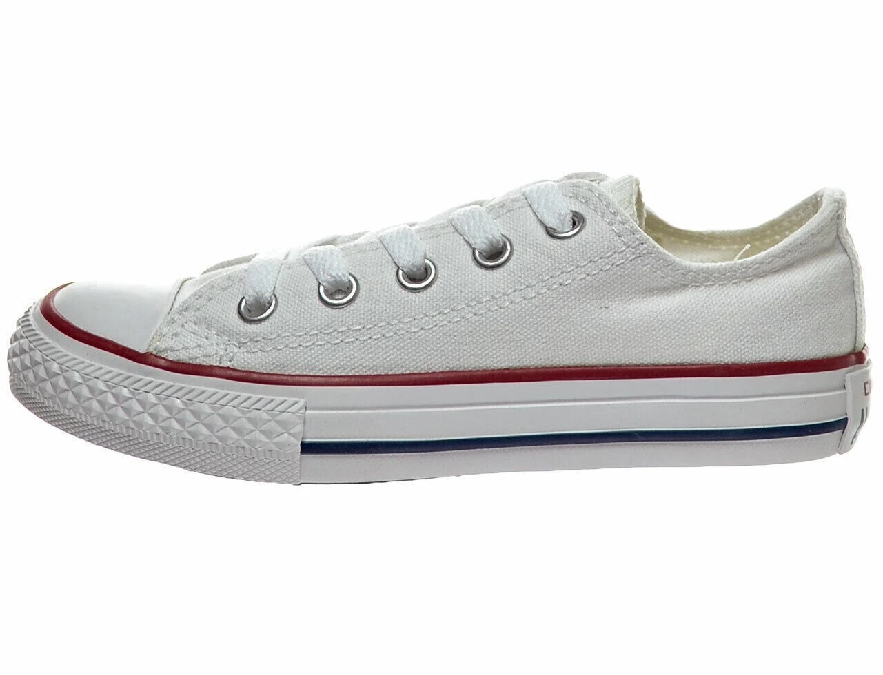 Scarpe basse CONVERSE All Star Chuck Taylor bianche giovani 3J256 bambini tela