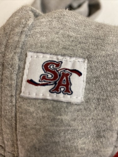 Vintage RARE NFL New England Patriots Graphic Hoodie Sportco Authentic Medium - Picture 17 of 17