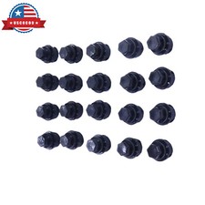 20 Pcs Lug Nut Covers M24-2.0 Hex 19mm For Chevy Camaro Corvette Malibu