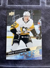 2020-21 Upper Deck Young Guns 728 Drew O’Connor Pittsburgh Penguins 