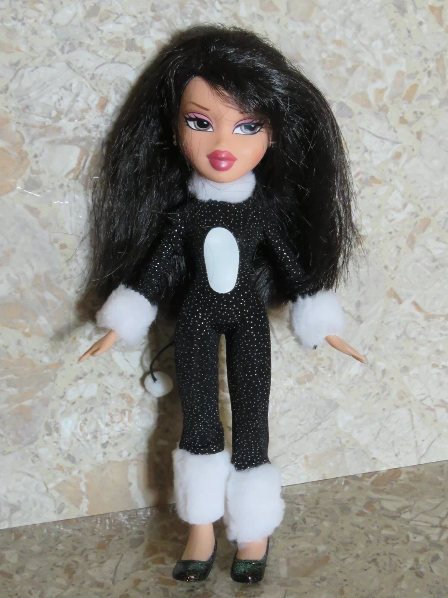 Retire 2001 Bratz Jade Black Kitty Cat Costume Party Halloween Doll Missing Ears