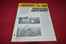 Liebherr A901 Excavator Dealer's Brochure DCPA9 ver2