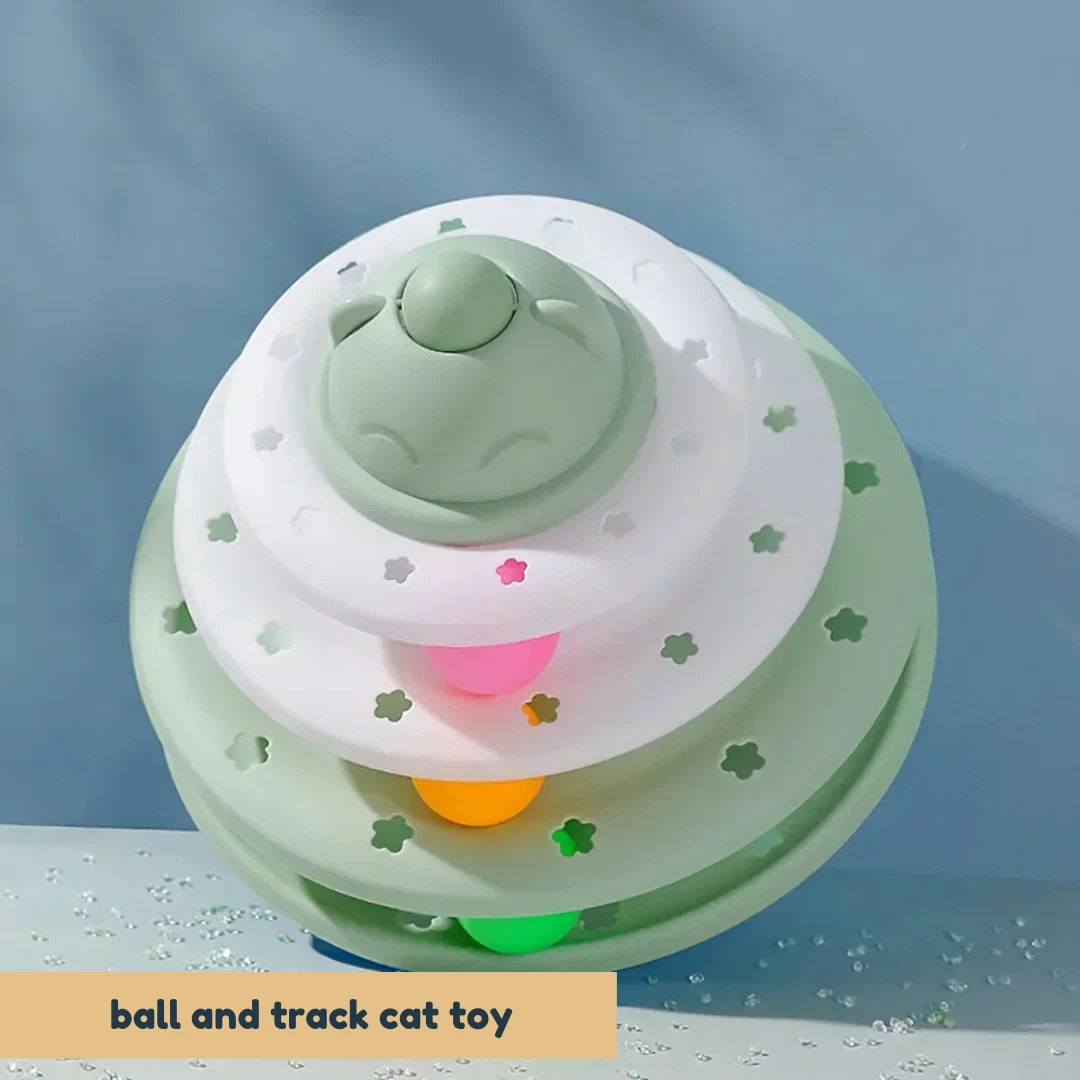 Ball and Track Cat Toy | 4-Level Interactive Tower for Cats | Indoor Cat Toy
Opens in a new window o