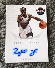 2012 Past and Present Basketball #11 Reggie Jackson Auto Oklahoma City Thunder