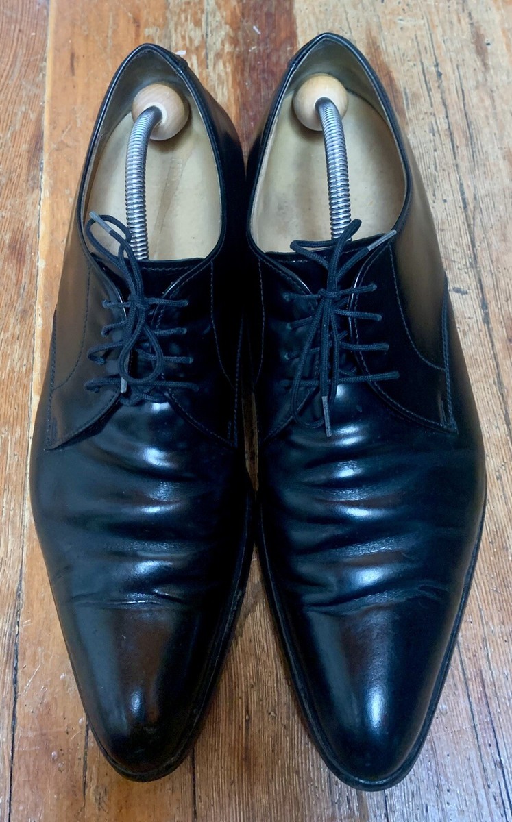 Helmut Lang Archival Black leather Pointy Toe Lace-up Oxford Helmut Lang Archival Black leather Pointy Toe Lace-up Oxford