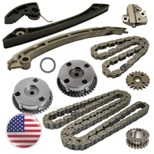 2 PCS VVT Gear Timing Chain Kit for Ford Explorer Edge Taurus Fusion Escape 2.0L