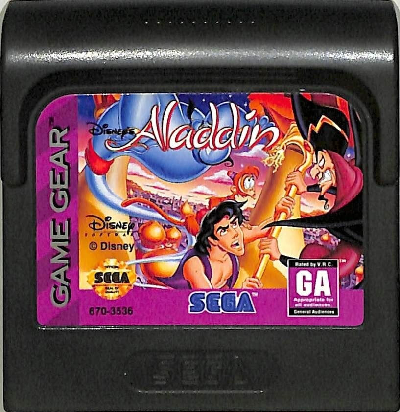 Disney's Aladdin (1994) Sega Game Gear Cartridge *Tested Working
