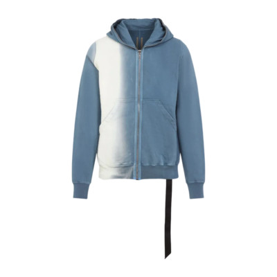 RICK OWENS DRKSHDW Hollywood Gimp Blue Degrade Hoodie New RICK OWENS DRKSHDW Hollywood Gimp Blue Degrade Hoodie New