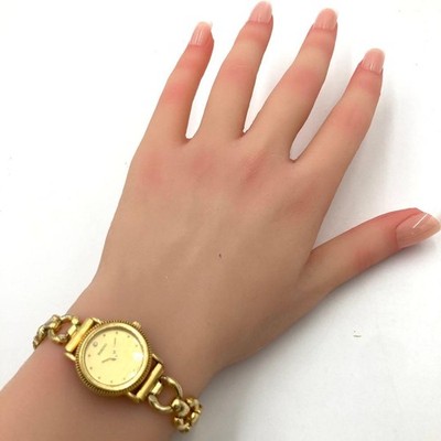 RADO 204.3609.2 Ladies Quartz Watch Gold Bezel Vintage Swiss for