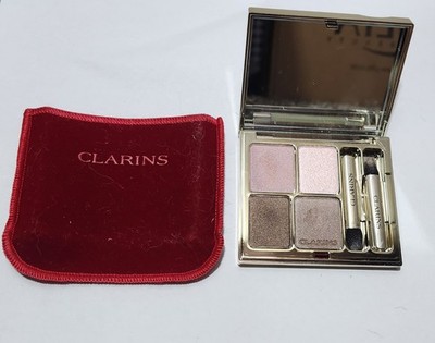 Clarins Ombre Minérale 4 Couleurs Eye Quartet Mineral Palette Shade 03 Rosewood 