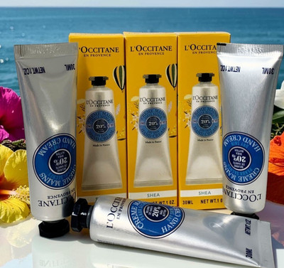 L Occitane En Provence Shea Butter Hand Cream Dry Skin 30ml/1oz Set of 3 Ex 7/28