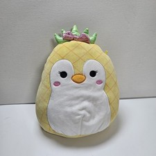 Squishmallows Maui the Pineapple 10 Plush Kellytoy Soft Stuffed Toy Pink Bow