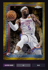 DIGITAL Topps NBA Collect 2026 Chrome Gold Pulsar Luguentz Dort Oklahoma Thunder