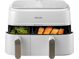 PHILIPS NA353/10 Airfryer 3000 Series Dual Basket 9L Kapazität (3L 6L) Heißluftf