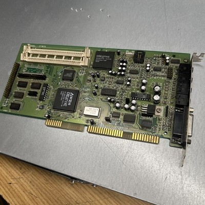 Creative Sound Blaster 32 PnP CT3670 ISA Wavetable Module Untested [H]