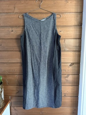 HABITAT Clothes To Live In Linen Blend Maxi Sleeveless Dress Black gingham Small | eBay HABITAT Clothes To Live In Linen Blend Maxi Sleeveless Dress Black gingham Small | eBay