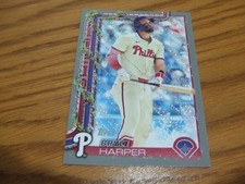 2025 Topps Holiday Silver Glitter #H69 Bryce Harper PHILLIES