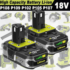 2PCS 3.6Ah For RYOBI P108 18V 18 Volt One Plus High Capacity Lithium-ion Battery