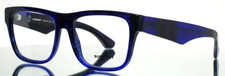 BURBERRY BE2411 4114 Blue Black Mens Square Eyeglasses 55-18-145 B:43