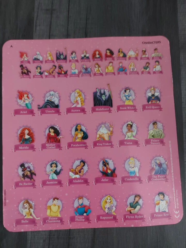 Indovina chi? Disney Princess Edition Gioco da Tavolo 2015 - Boxato e Completo - Ottime Condizioni!!! - Immagine 3 di 4