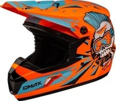 GMAX MX-46Y Unstable Jugendhelme Sm Orange