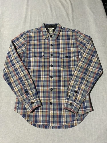 Hiroshi Kato The Anvil Shirt Jacket Size Medium Plaid Blue NWOT - product listing photo