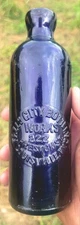 Dark Purple Falls City Bottling Works 222 Preston St. Louisville, Ky. Hutch
