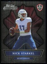 2021 Wild Card Alumination Nick Starkel Rookie #ANBC-63