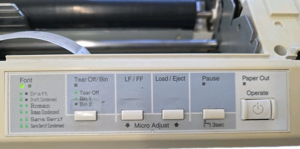 Epson FX-880 Parallel Dot Matrix Printer - Image 3 of 4