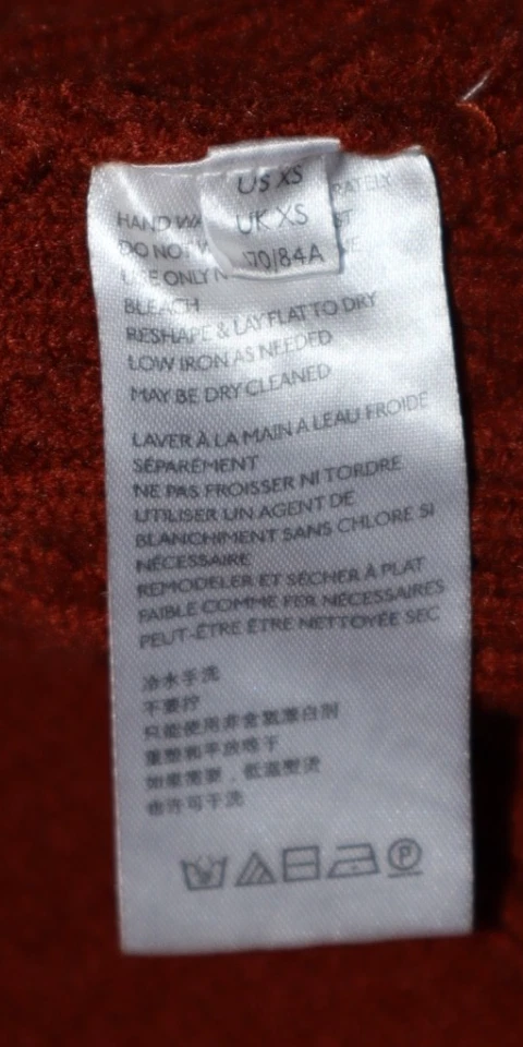 Free People Sweater Dress Women XS Cinnamon Balloon Sleeve Knit Emmaline Mini - Image 4 of 4