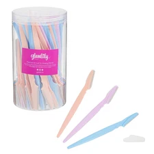 60 Pack Facial Dermaplaning Tool, Face Razors for Women'S Hair Removal, 6-Inch S