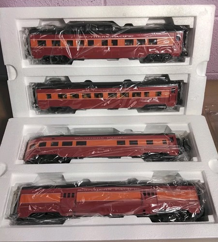 Juego de 4 vagones MTH RailKing Sothern Pacific 60' aerodinámico de pasajeros 30-68066 | Zustand: Used