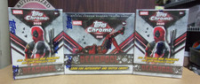 2025 TOPPS CHROME DEADPOOL HOBBY + (2) BLASTER BOX  LOT