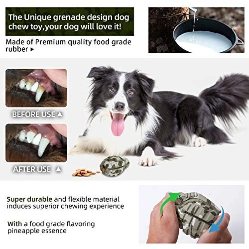 Indestructible Dog Toys for Large Medium Dogs - Interactive Treat - Image 2 of 4