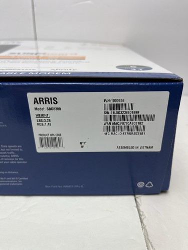ARRIS SURFboard DOCSIS 3.1 SBG8300 Dual-Band Wi-Fi Router - Photo 5/10