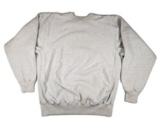 Vintage XL The Black Dog Blank Heavyweight Crewneck Sweatshirt Men Gray USA 90s