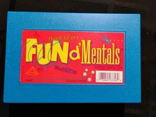 EMPIRE BEROL Fun d' Mentals Blue Plastic School Pencil Box - USA Made
