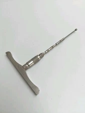 The L.S. STARRETT MICROMETER DEPTH GAUGE No. 446 B - Athol Mass U.S.A. Pat 1903