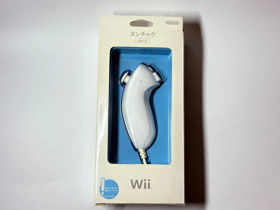 Nintendo Wii Nunchuk Lot Black Used + White New Official Controllers & Wii U Fit - Image 3 of 4