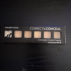 Golden Rose Correct & Conceal Cream Palette  01 Light To Medium 