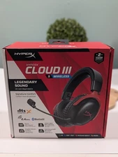 NEW HyperX Cloud III S Wireless Gaming Headset, 2.4GHz, Bluetooth